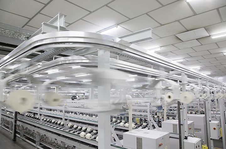 Roving Bobbin Transport System SERVOtrail