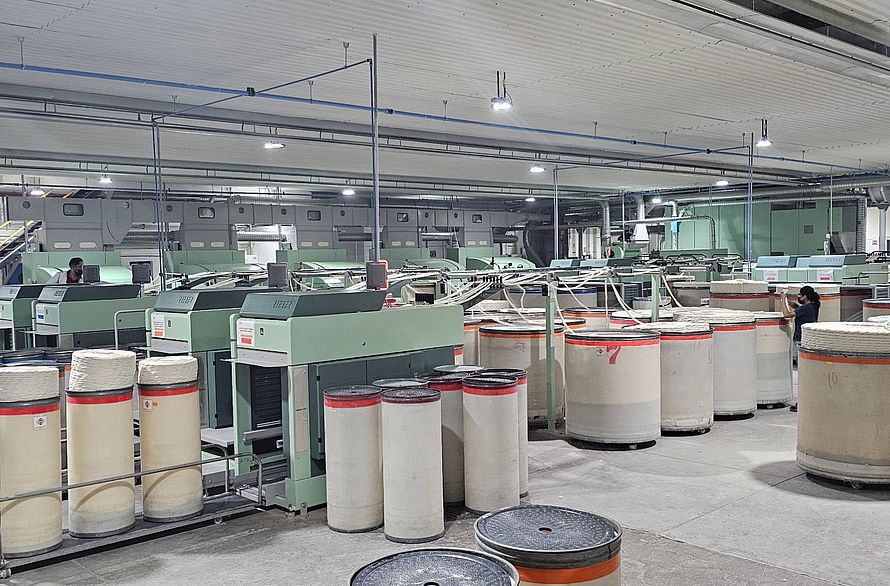 Rieter rotor spinning system at American cotton